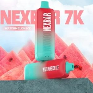 پاد یکبار مصرف هندوانه یخ ۷۰۰۰ پاف نِکس بار(باتری قابل شارژ) | NexBar Disposable 7000Puffs – Watermelon Ice